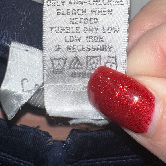 NWOT QVC Women SZ L Sport Savvy LuxDri Color Block T-shirt BLUE YELLOW 1/4 Zip - Picture 5 of 7